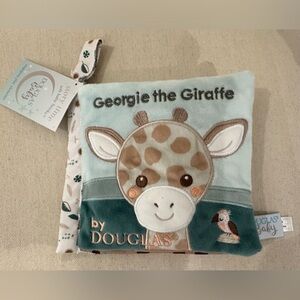 Douglas NWT Georgie Giraffe Soft Embroidered Activity Book